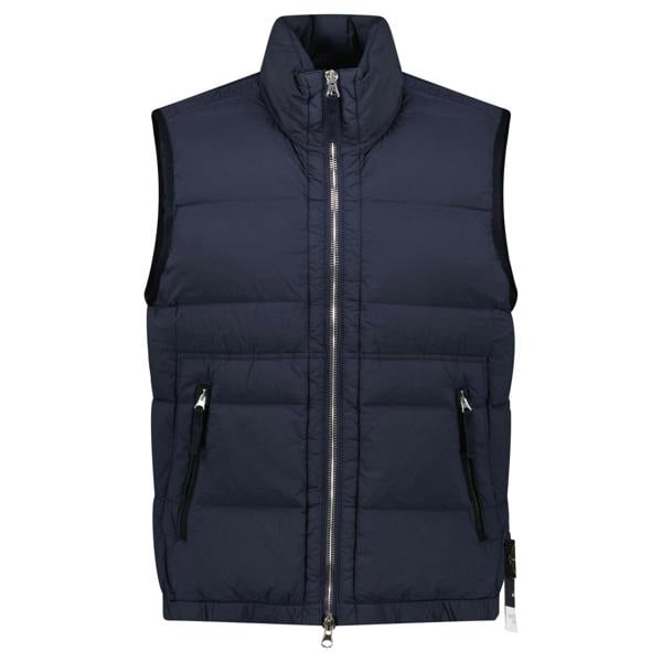 Stone Island Seamless Tunnel Down Gilet Navy - chancefashionco