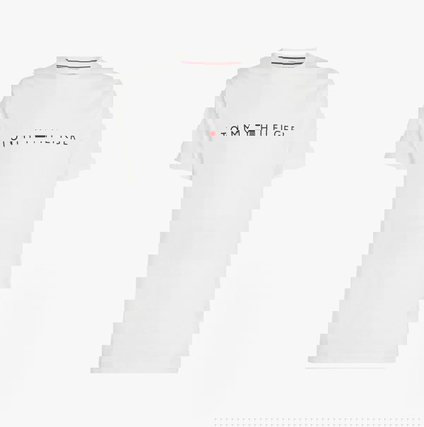 Tommy Hilfiger PURE COTTON Mens Lounge T-Shirt Optic White