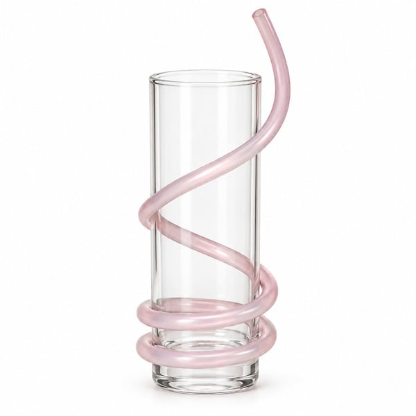 Mr.Happy Twisty Spiral Straw Tumblers