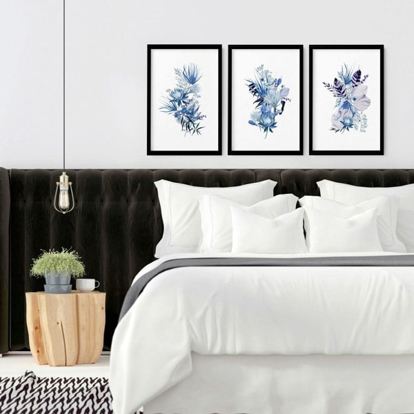 Wall art bedroom | set of 3 wall art prints