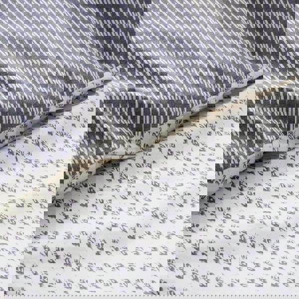 Bianca Amelie 200 Thread Count Cotton Reversible Duvet Cover Set Blue