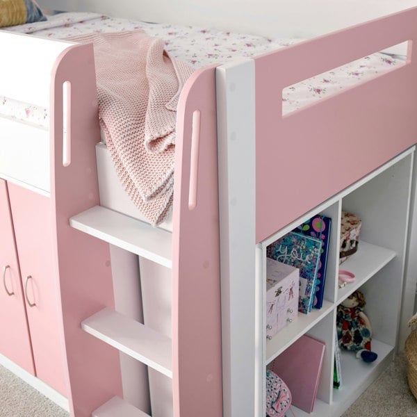 Bedmaster Lacy Mid Sleeper Storage Bed