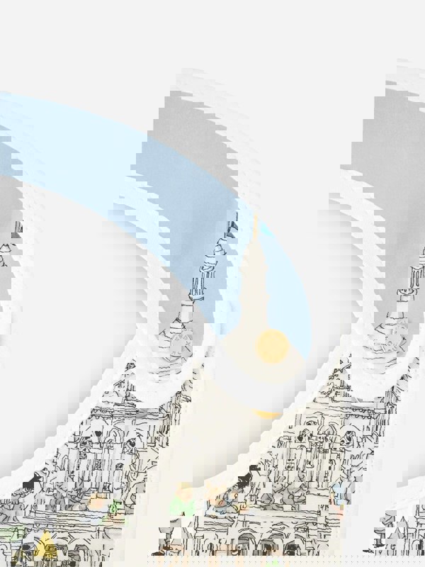 Atelier Choux Baby Satin Paris Bib in Blue