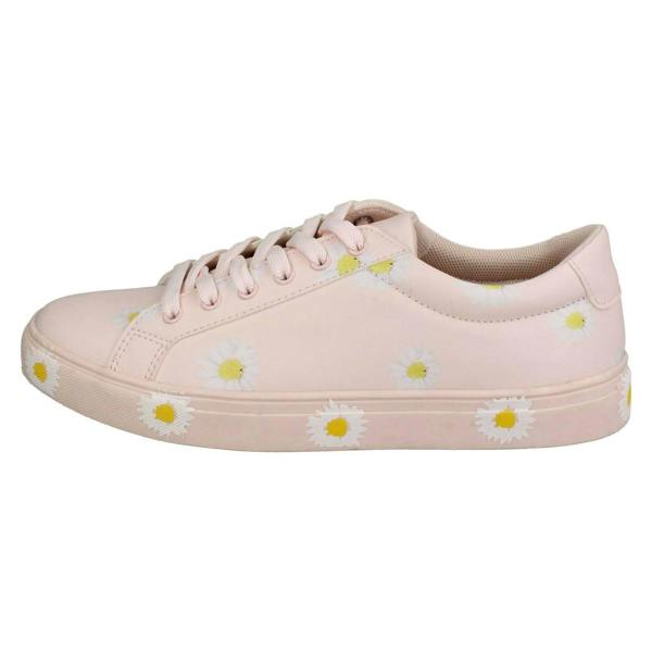 Spot On Ladies Spot On Daisy Print Pumps F80348