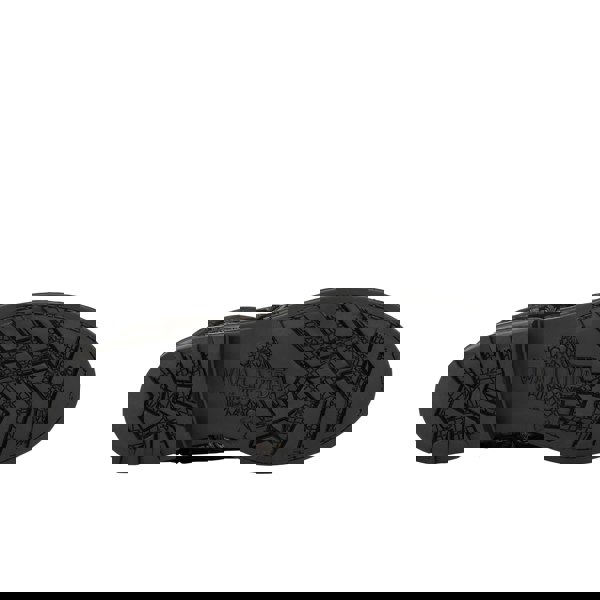 Embassy London Laviva High - Black & Gold & Burgundy - Women's wide fitted leather higher ankle boot wool lined