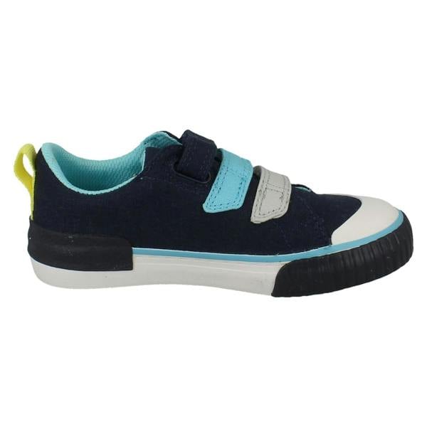 Clarks Boys Clarks Casual Canvas Shoes Foxing Tail K