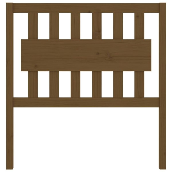 Berkfield Bed Headboard Honey Brown 95.5x4x100 cm Solid Wood Pine