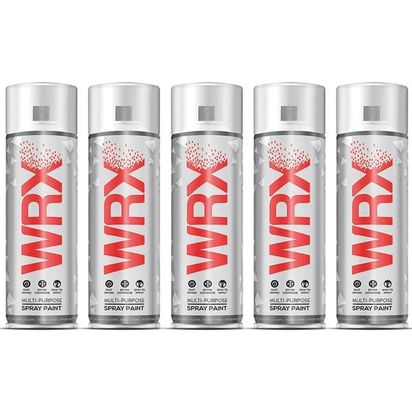 WRX 5X WRX Black Surface Primer Spray Paints 400ml