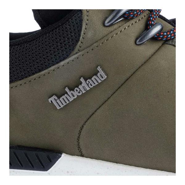 Timberland Mens Field Trekker Leather Hiking Shoes - Khaki Green - 