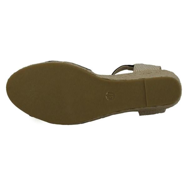 Savannah Ladies Savannah Mid Rope Wedge Sandals