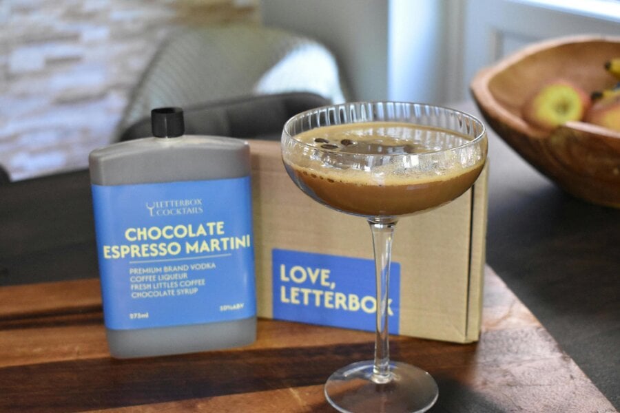 Letterbox Cocktails Chocolate Espresso Martini Mini - Premium Letterbox Cocktail Gift (100ml)