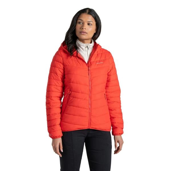 Craghoppers Womens/Ladies Compresslite IX Insulated Hooded Jacket - Red Dawn - 