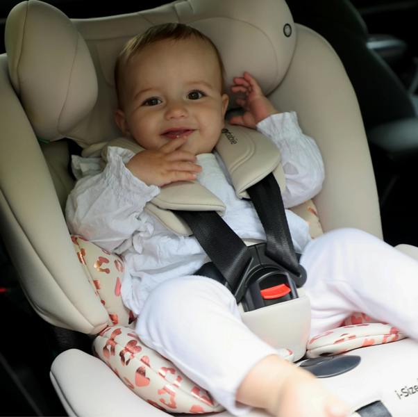 My Babiie MBCS300 i-Size (40-150cm) Spin Car Seat - Blush Leopard
