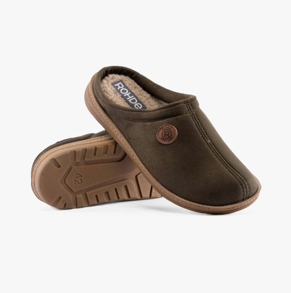 Rohe Rohde 7141-61 Mens Mules Olive