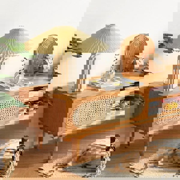 Mario Cane Rattan TV Stand-Weilai Concept-Weilai Concept