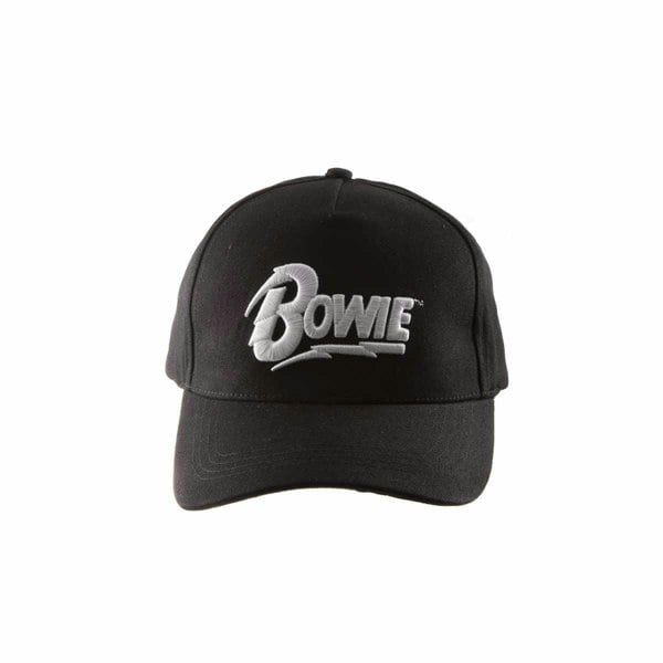 David Bowie Logo Baseball Cap - Black/White