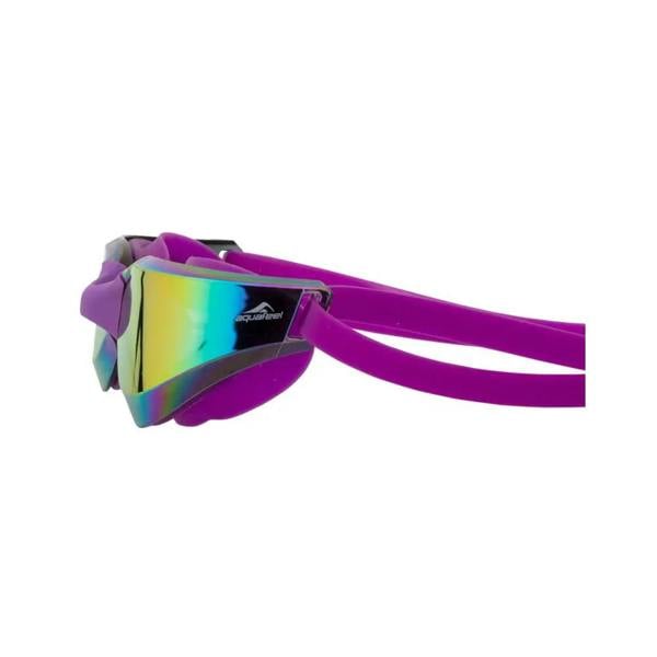 Aquafeel Ultra Cut mirrored goggles with purple silver lenses