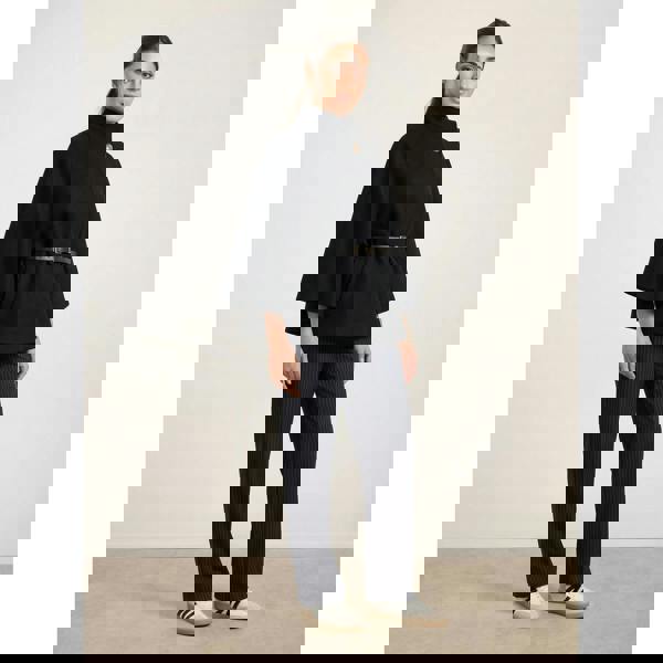 Blue Vanilla Belted Cape Coat