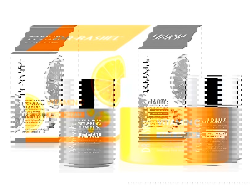 Dr Rashel Vitamin C Brightening & Anti Aging Face Cream with Hyaluronic Acid - 50g Tub