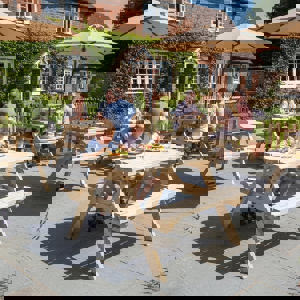 Arbor Garden Solutions Classic Pub Style Picnic Bench and Table