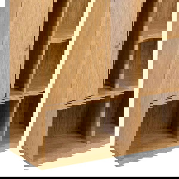 Furniture To Go Rangoon 3 Door Large Bookcase in Oak