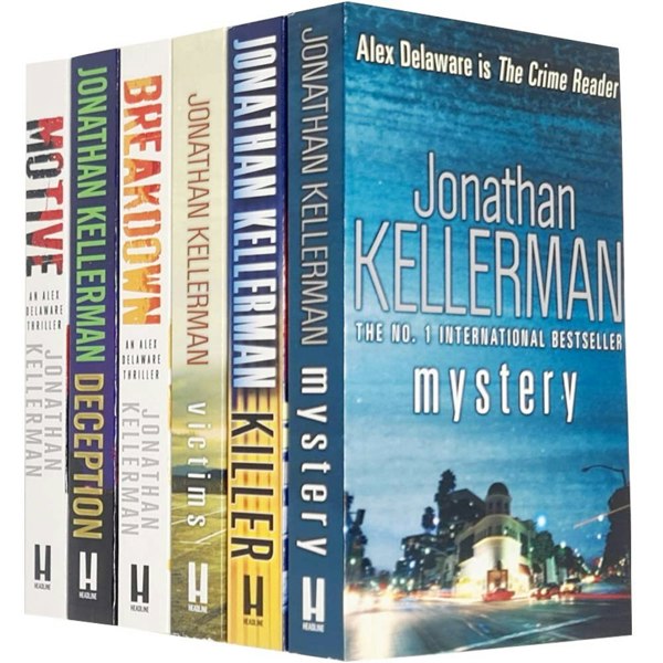 Jonathan Kellerman 6 Book Set Mystery, Killer, Victims, Breakdown, Deception, Motive