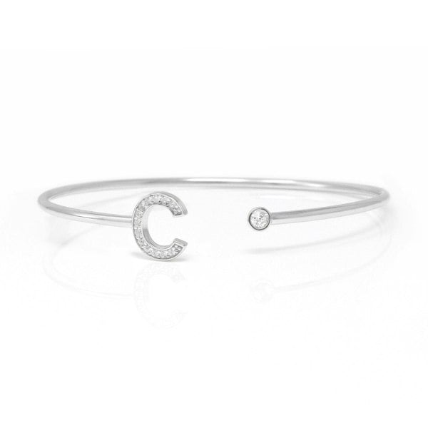 Say It With Me and Mine Bangle - Sterling Silver
