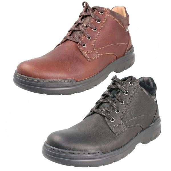 Clarks Mens Clarks Gore-Tex Waterproof Lace Up Casual Boots Rockie2 Up Gtx
