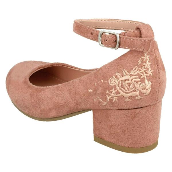 Spot On Girls Spot On Mid Heel Ankle Strap Shoes