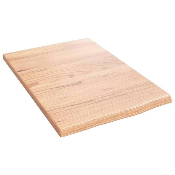 Berkfield Wall Shelf Light Brown 40x60x2 cm Treated Solid Wood Oak