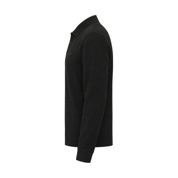 BOSS Petempestolong Long Sleeve Polo Shirt Black