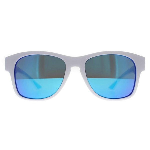 Smith Sunglasses Holiday 6HT Z0 Matte White Blue Mirror