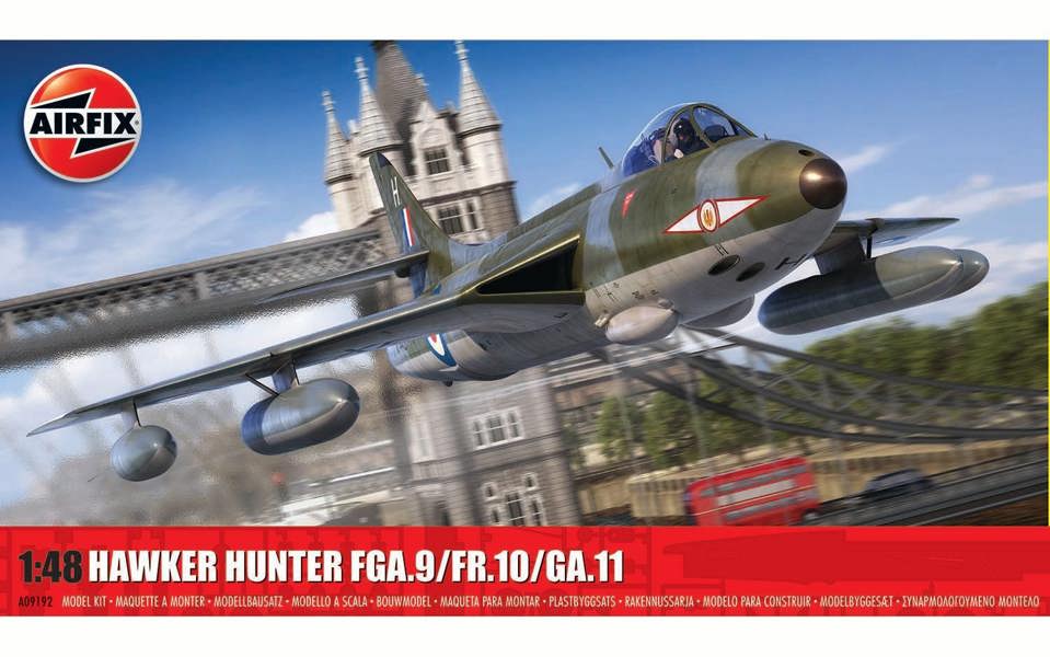 Airfix British Hawker Hunter FGA.9/FR.10/GA.11 (1:48 Scale)