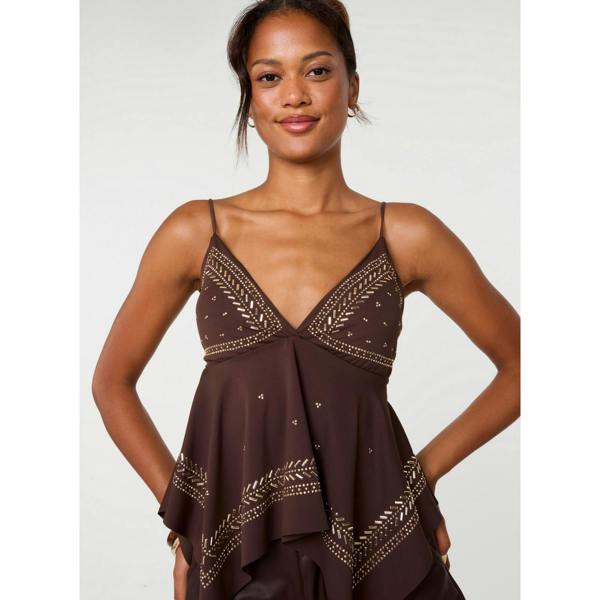 Pink Vanilla Embellished Cami Top