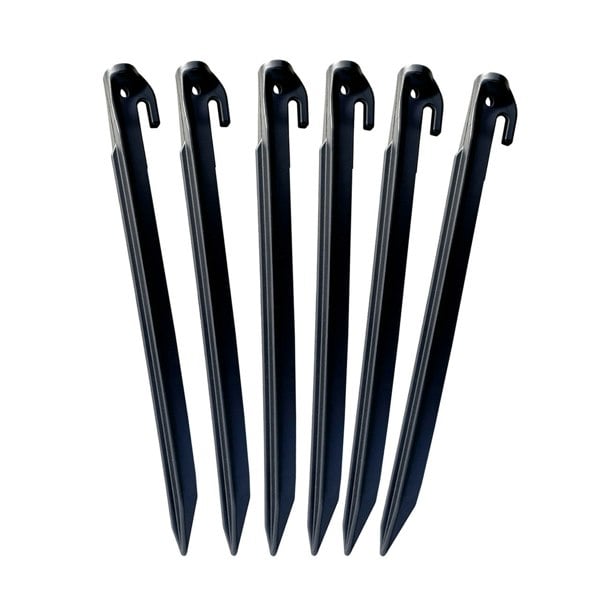 Pack of 6 Extra Long and Strong  30cm Nylon Tent Peg OLPRO