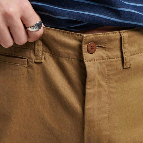 Superdry Vintage Officer Chino Shorts - Sandstone