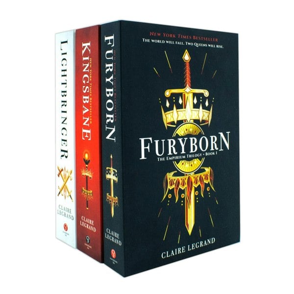 The Empirium Trilogy 3 Books Collection Set by Claire Legrand (Furyborn, Kingsbane, Lightbringer)