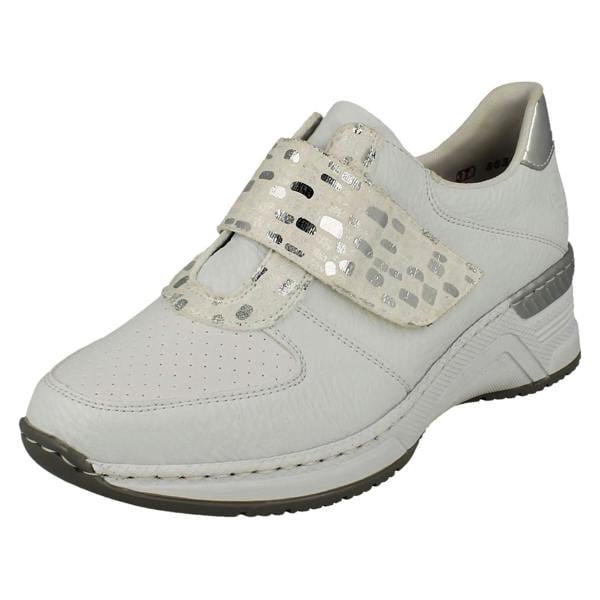 Rieker Ladies Rieker Wedge Heeled Trainers N4354