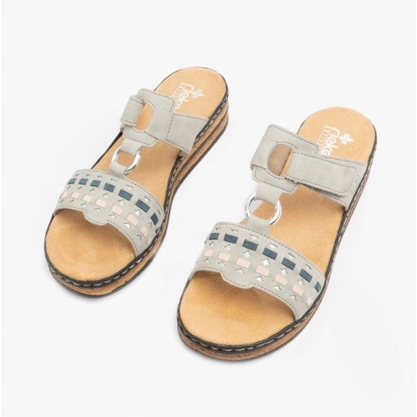 Rieker 62995-42 Womens Sandals - Grey