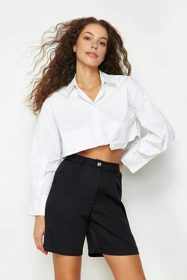 WOVCOR Regular Woven Shorts with Pockets