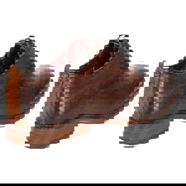 Base London Script Washed Mens Shoes - Brown
