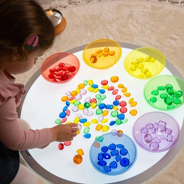 tickit Translucent Colour Jewels - Pack of 144