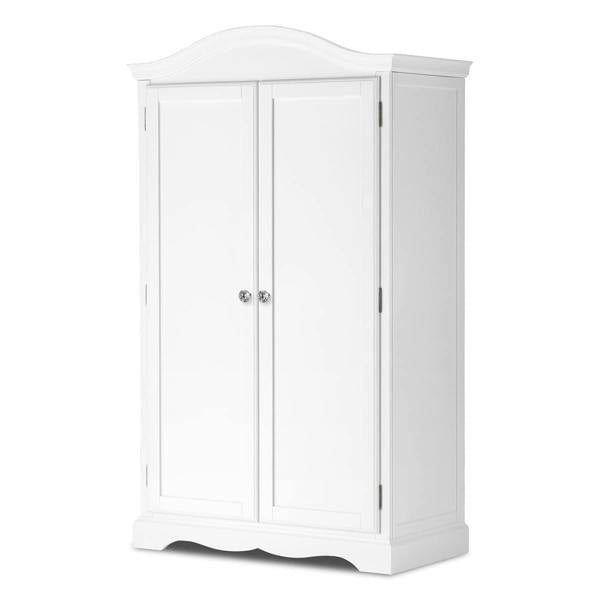Statement Furniture Romance Double Wardrobe with Crystal Handles. Full Hanging French Style Storage