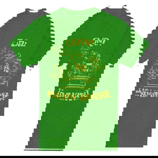 Stranger Things Mens Camp Know Where 1989 T-Shirt - Kelly Green - 