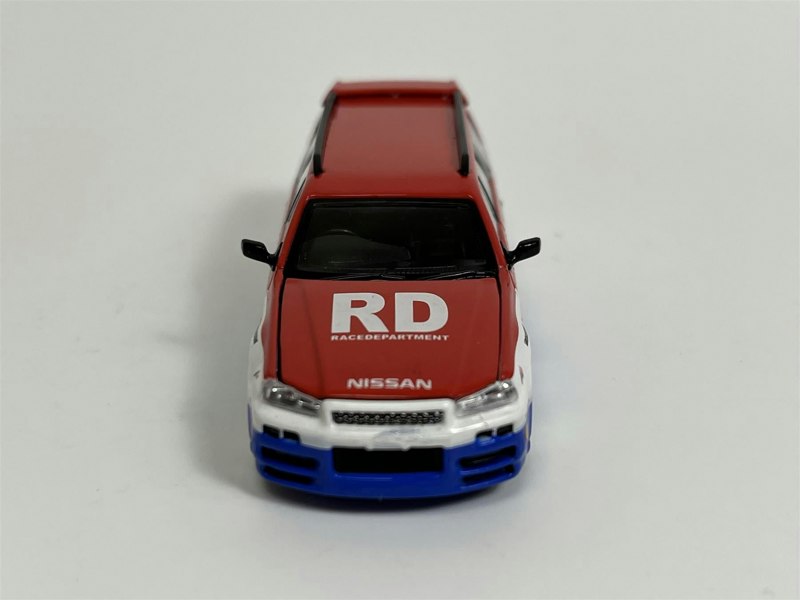 Pop Race Nissan R34 Stegea RB25 Race Department 1:64 Scale PR640001