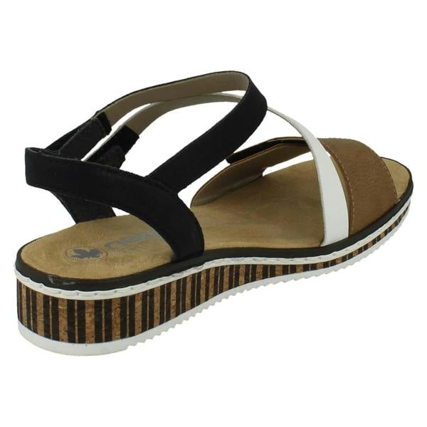 Rieker Ladies Rieker Strappy Summer Sandals V3670