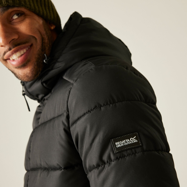 Regatta Mens Lakiver Padded Jacket - Black