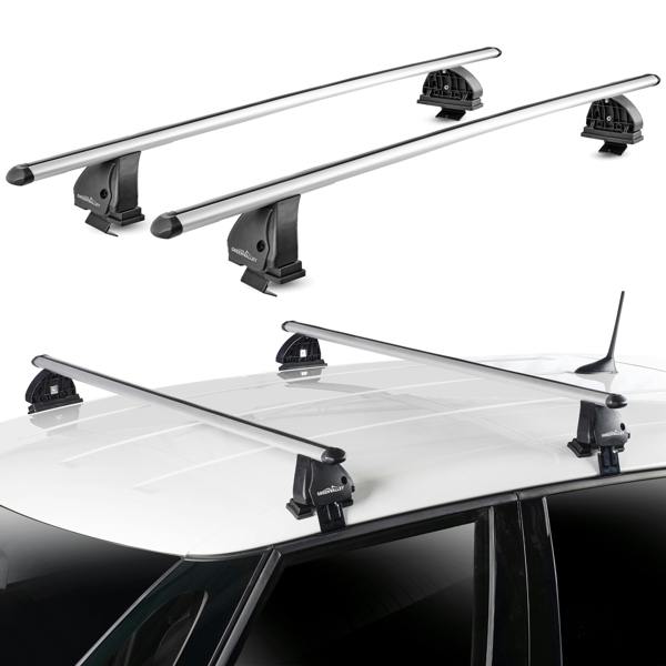 Green Valley Aero Roof Rack Bars Vauxhall Frontera 2025+ onwards, Aluminium Aerodynamic + Locks