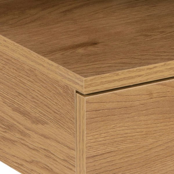 Furniture To Go Ashlan Bedside Table with 1 Drawer in Oak
