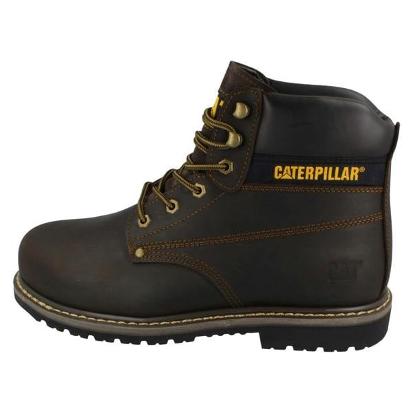 Caterpillar Mens Caterpillar Lace Up Leather Wide Safety Boots - Powerplant Sb Hro P72462